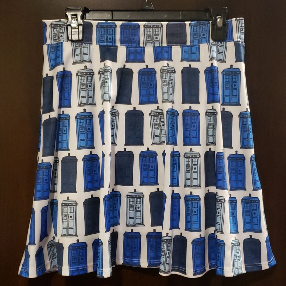 tardis doctor who skirt
